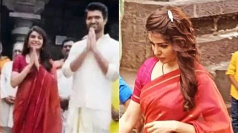 tamil actress sexy video|Samantha Ruth Prabhu and Vijay Deverakonda Go Intimate In